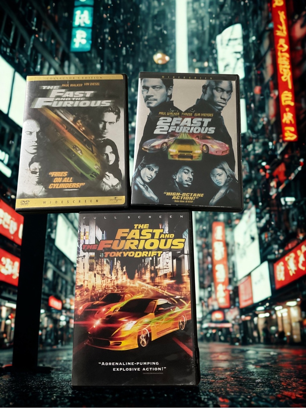 Universal The Fast and the Furious Trilogy - Black
